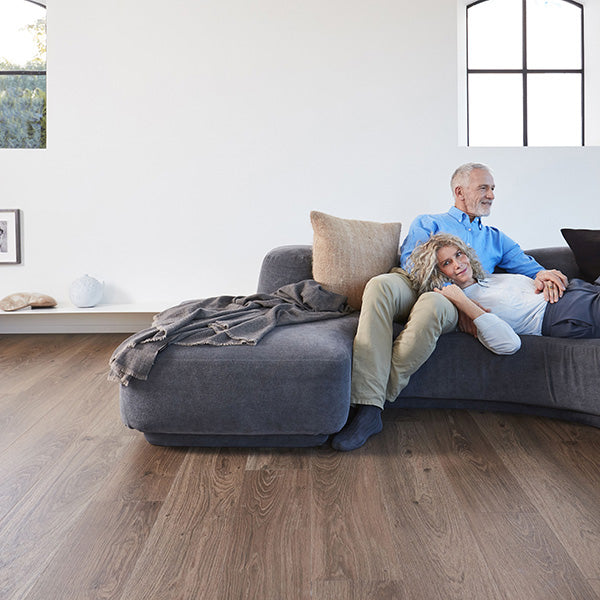 VINIL LVT AUTHENTIC BROWN 5,0/0,55 MM 23/33/42 DC