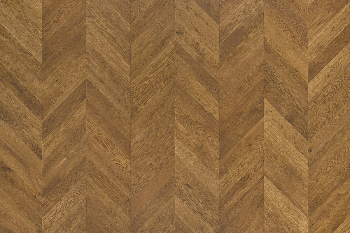 PARKET TGP 1L HRAST CHEVRON 45 LORRAINE NATURAL COGNAC MAT LAK ČETKAN 4Vm T&G